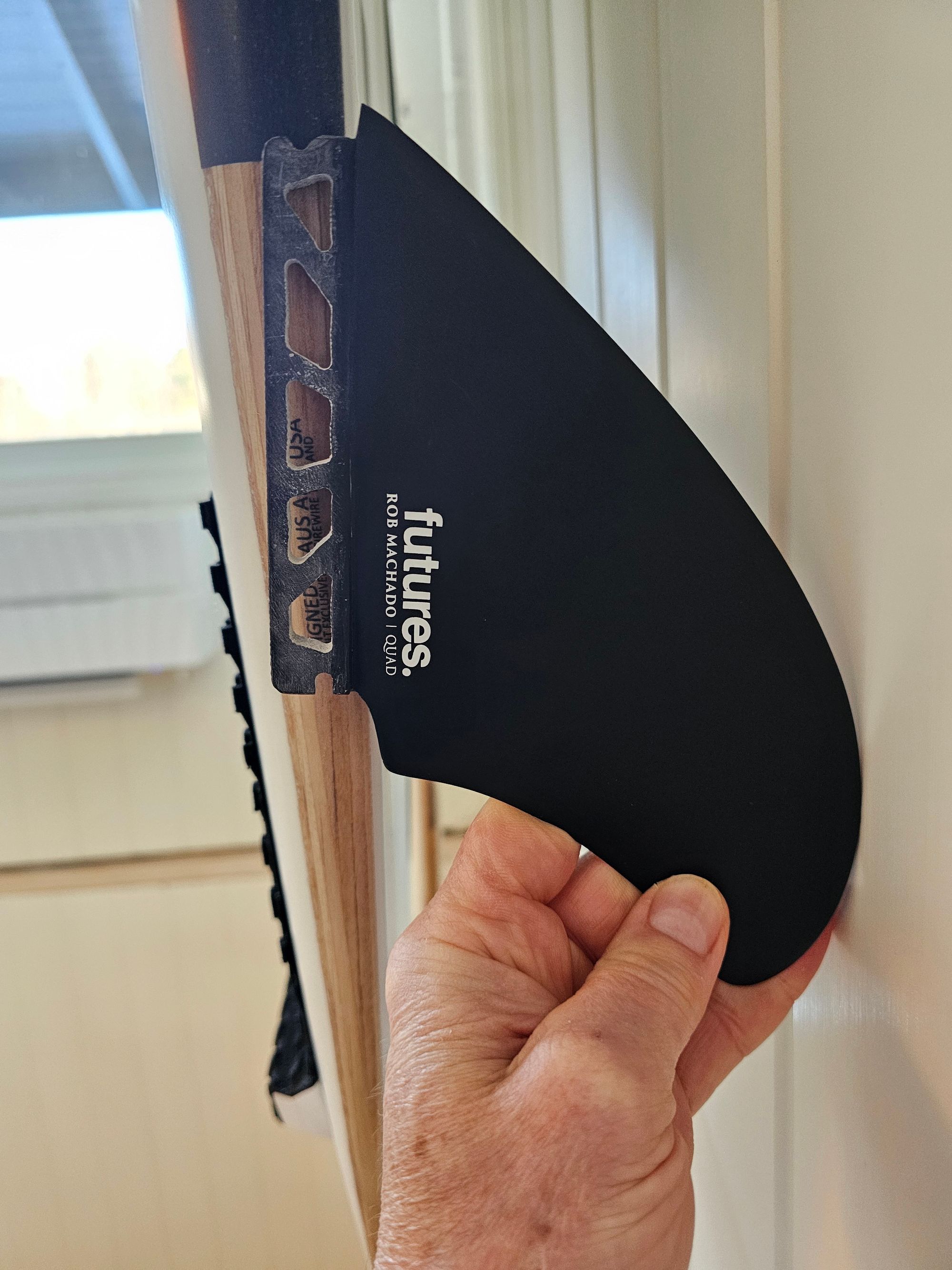 The half-great O+E vertical surfboard display rack